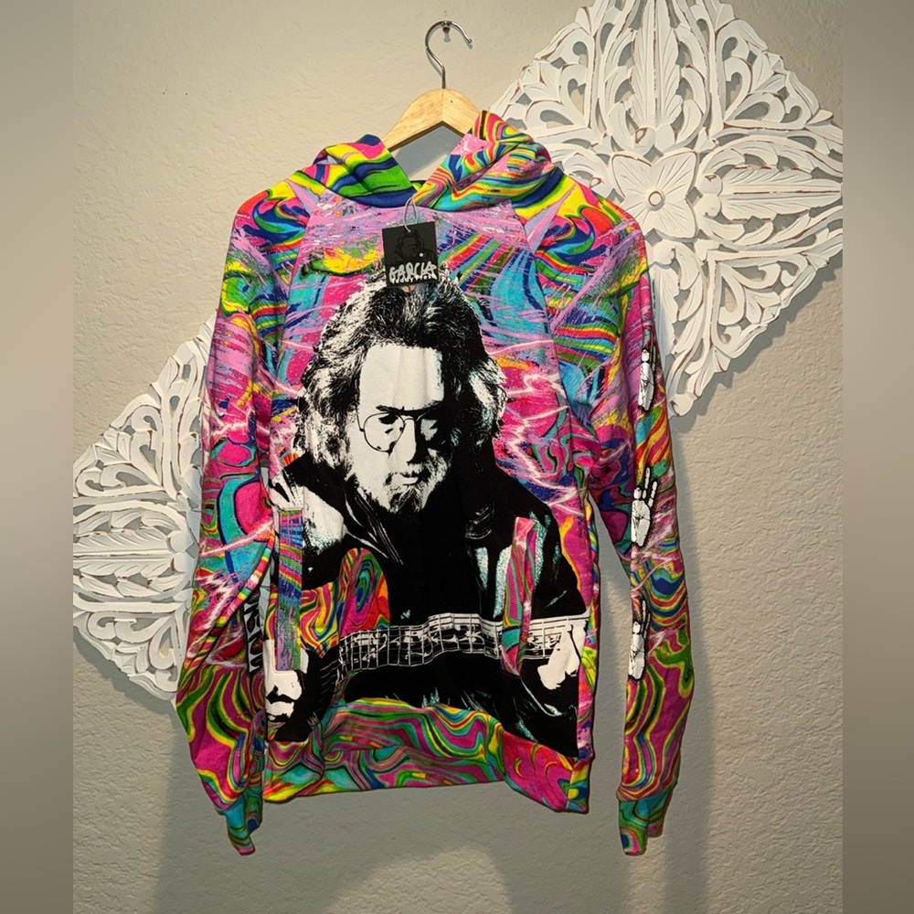 Teddy Fresh x Jerry Garcia Pink Unisex Hoodie